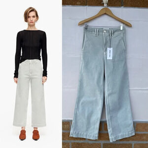 BIMBA Y LOLA CULOTTE - MINT GREEN HIGH RISE JEANS size 36/6